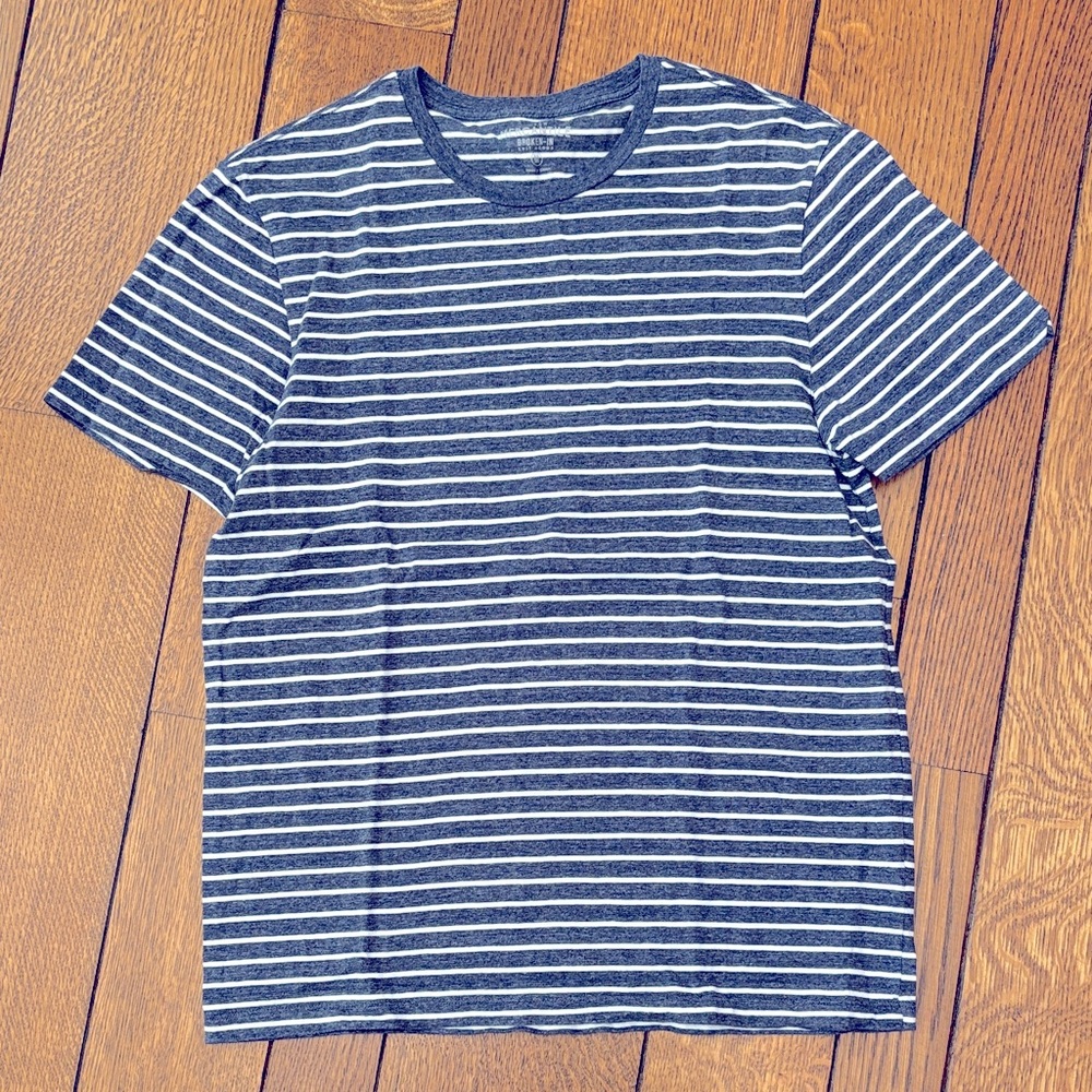 J Crew Men's Striped T Shirt